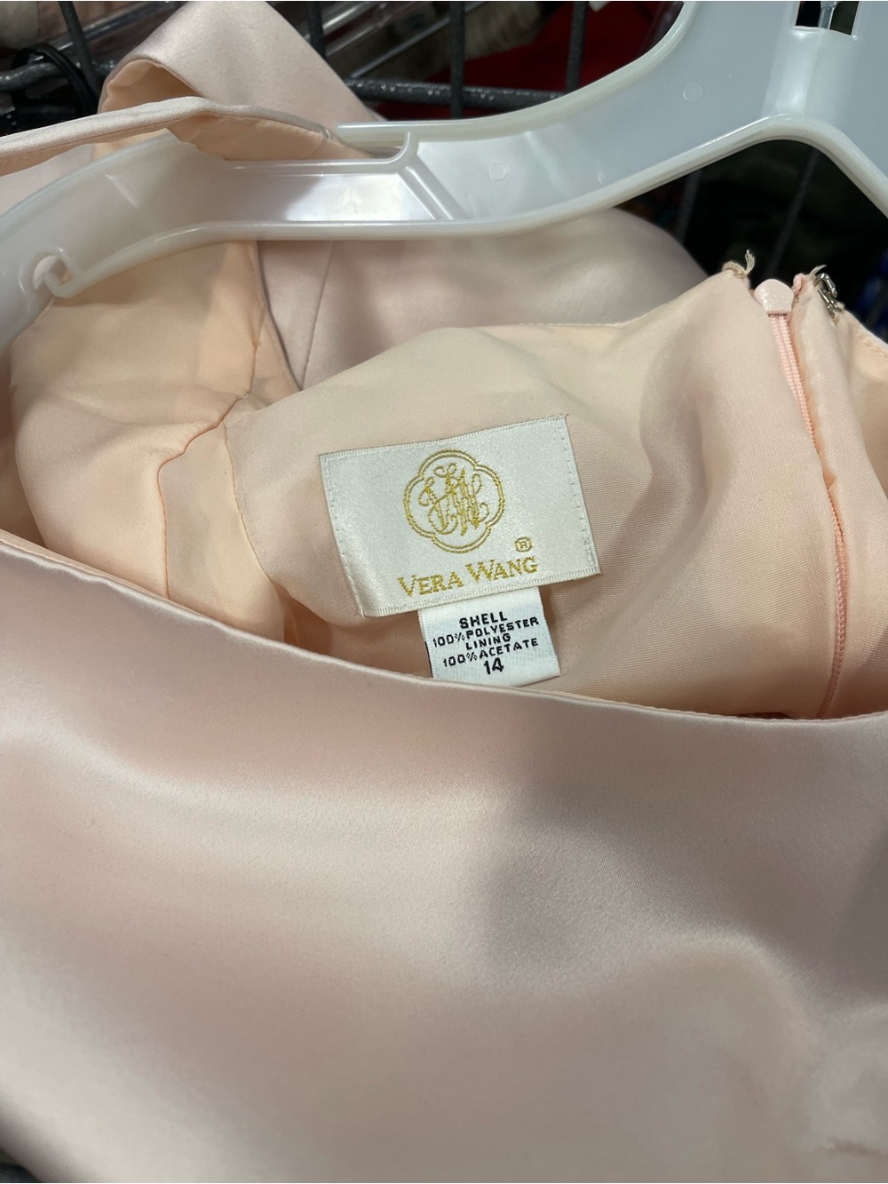 Vera Wang | Vintage Pink Satin Maxi Dress Bridesmaid Wedding Formal Event - Picture 3 of 7
